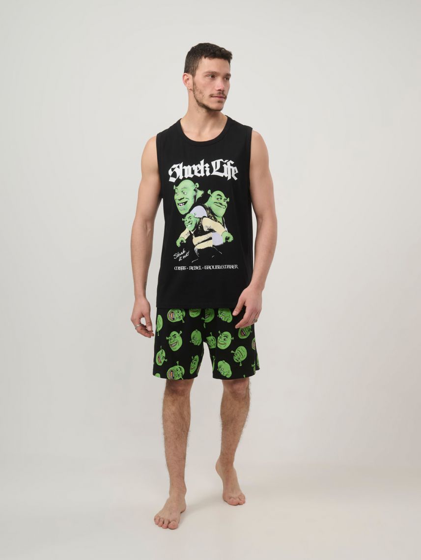 סט פיג’מה קצרה | SHREK