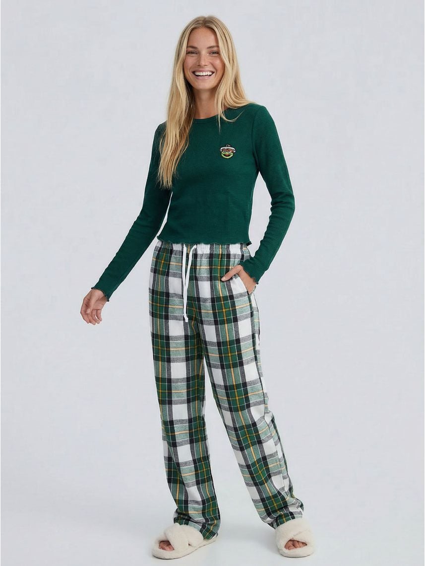 חולצת פיג’מה ופל ארוכה | Sesame Street