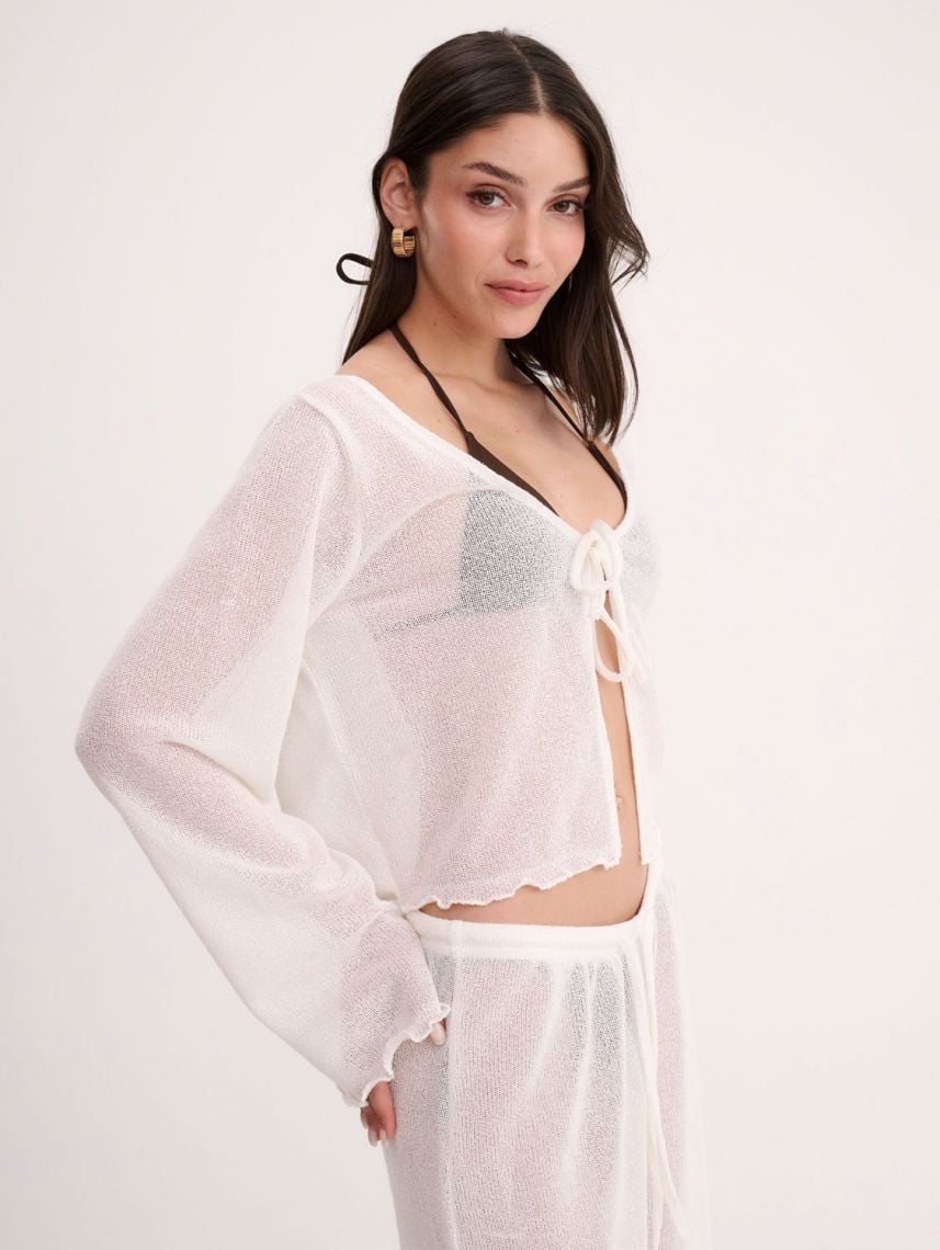 חולצת חוף קשירה