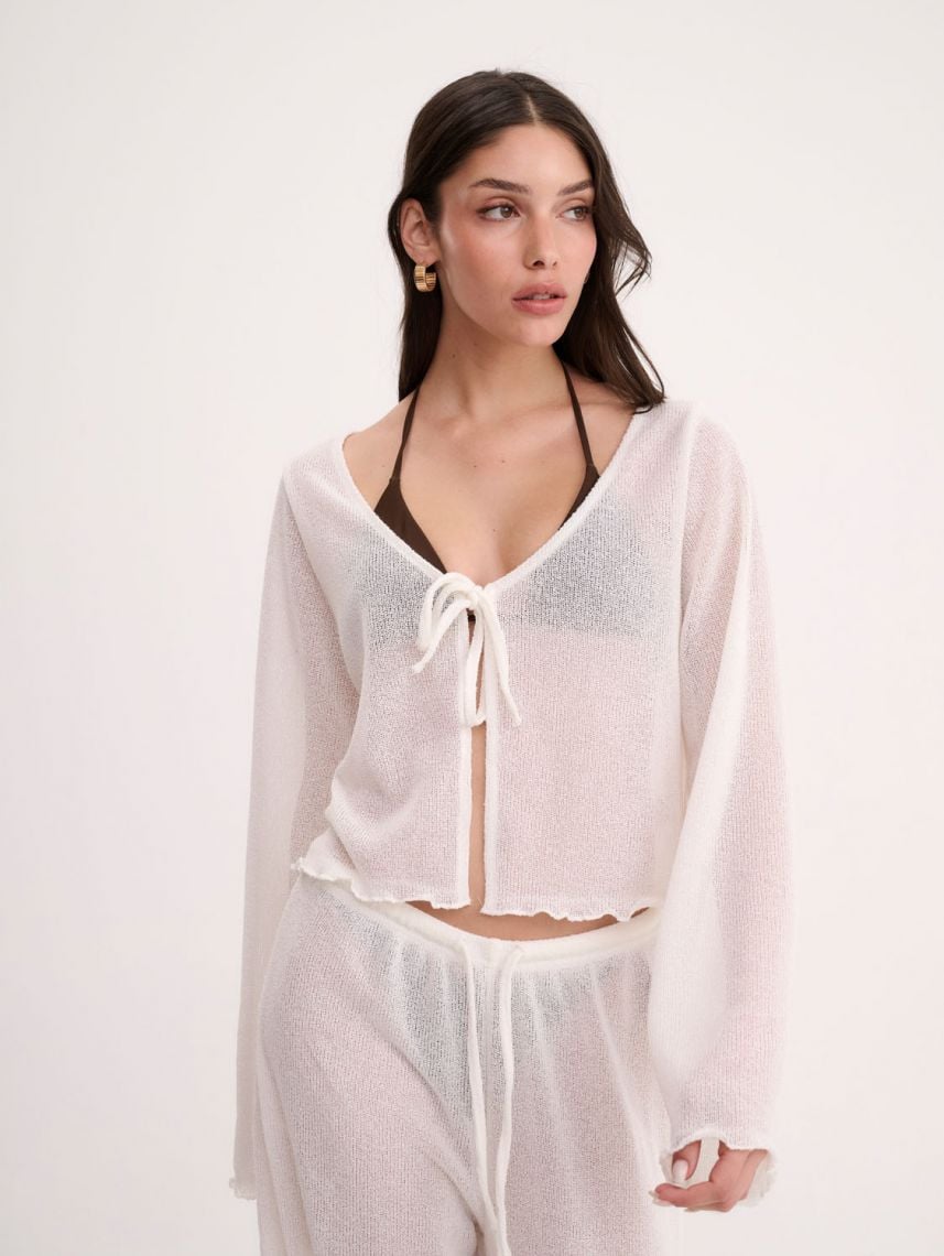 חולצת חוף קשירה