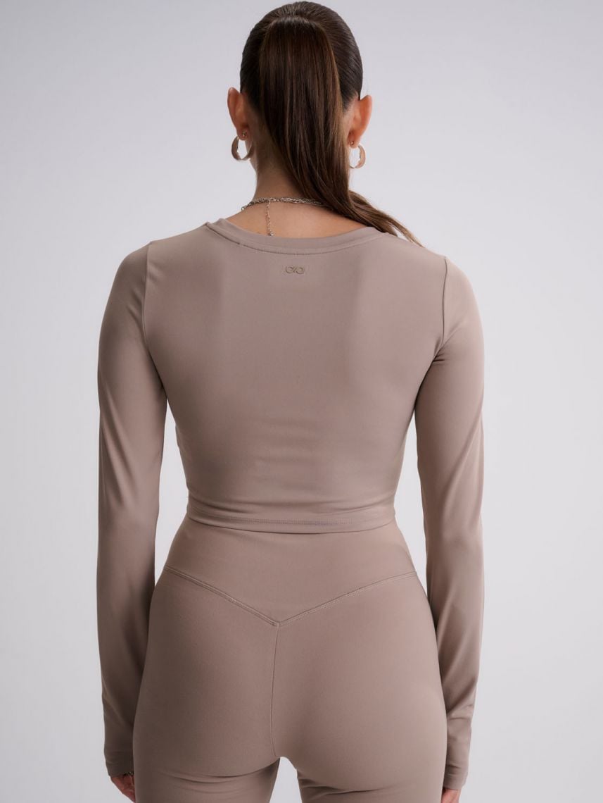 חולצת קרופ אקטיב ארוכה