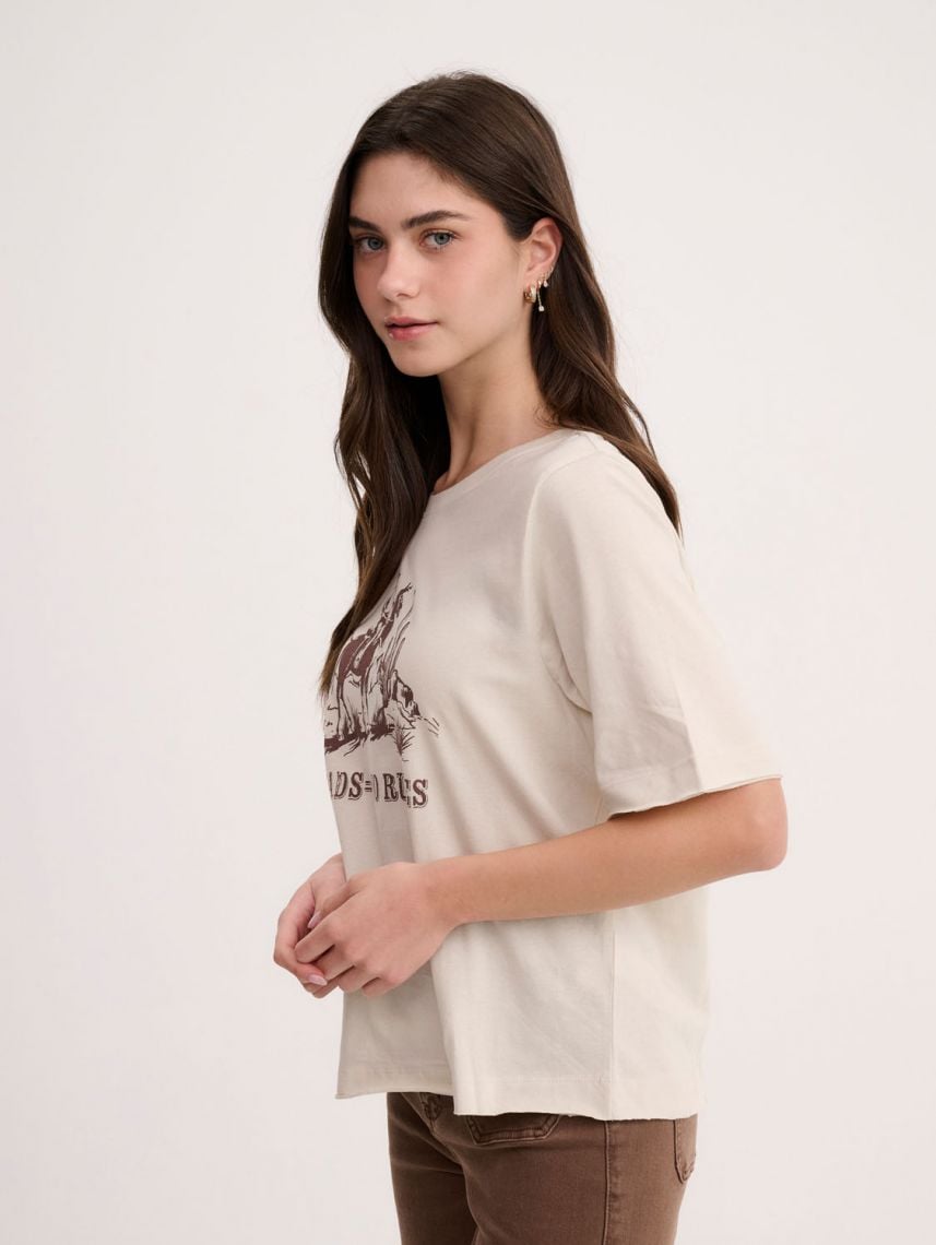 טי-שירט עם הדפס