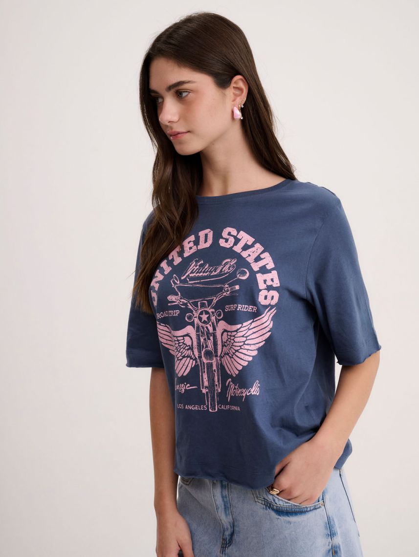 טי-שירט עם הדפס