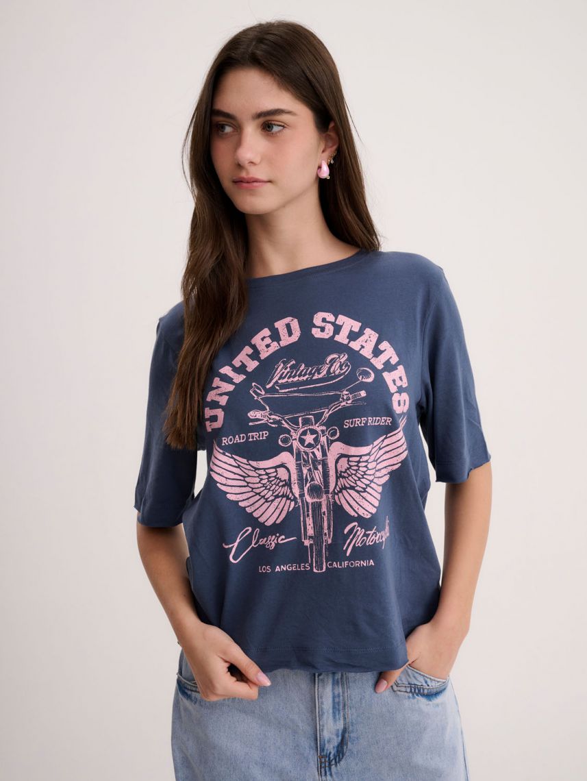 טי-שירט עם הדפס