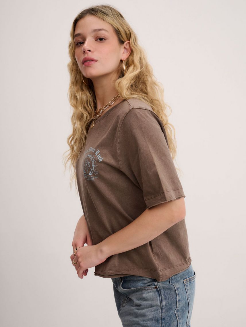 טי-שירט עם הדפס