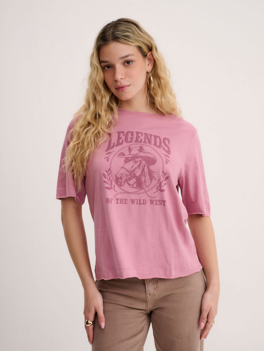 טי-שירט עם הדפס