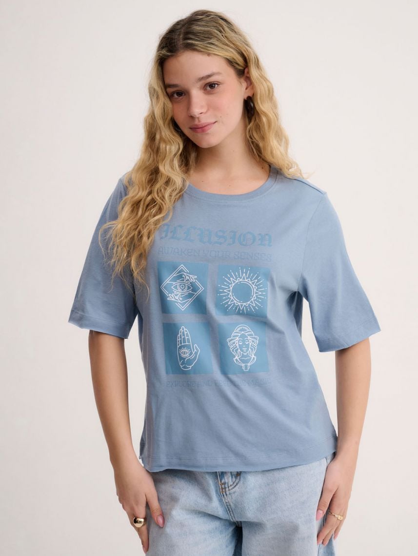 טי-שירט עם הדפס