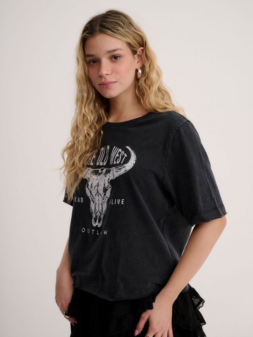 טי-שירט עם הדפס