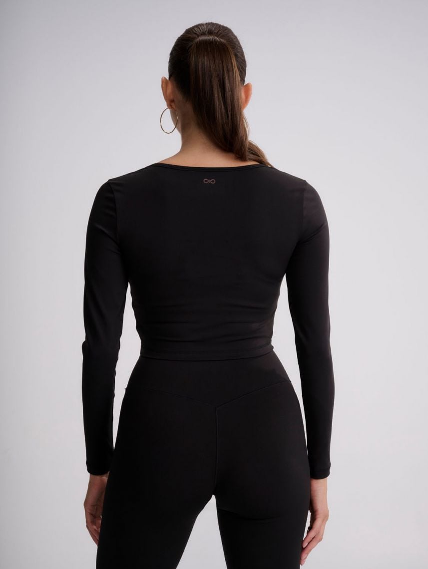 חולצת קרופ אקטיב ארוכה