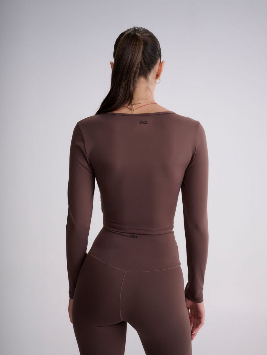 חולצת קרופ אקטיב ארוכה