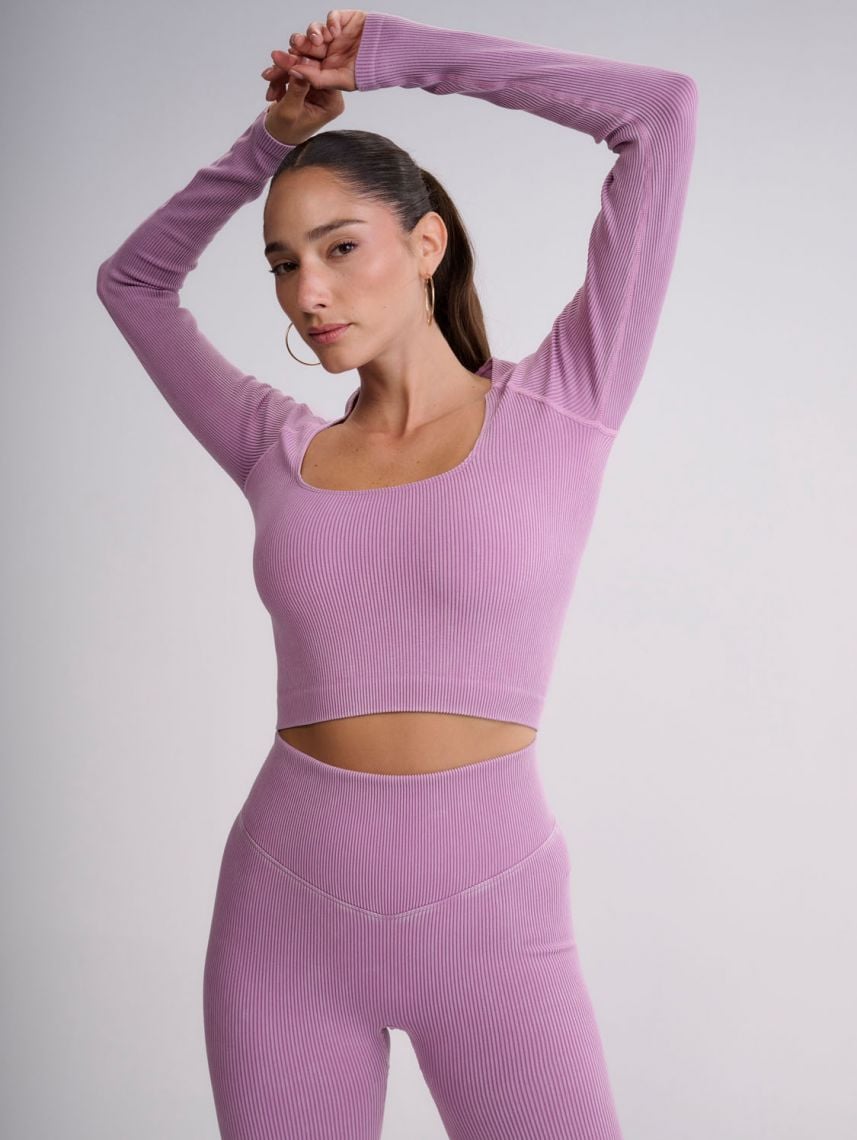 חולצת אקטיב ריב ארוכה