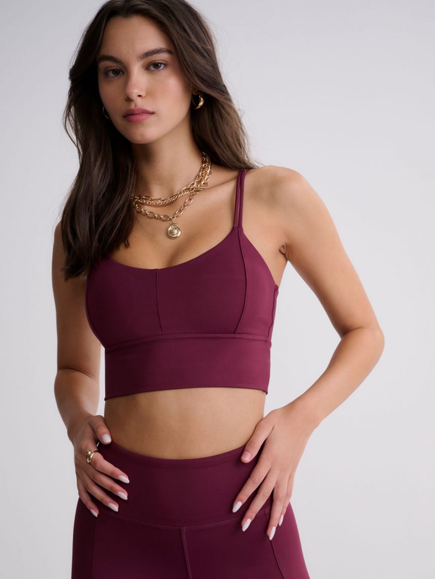 טופ אקטיב כתפיות כפולות