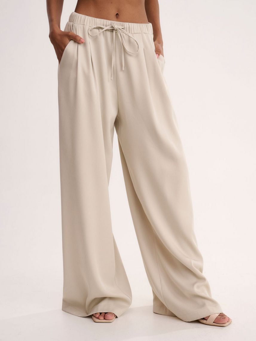 מכנסי אריג ארוכים