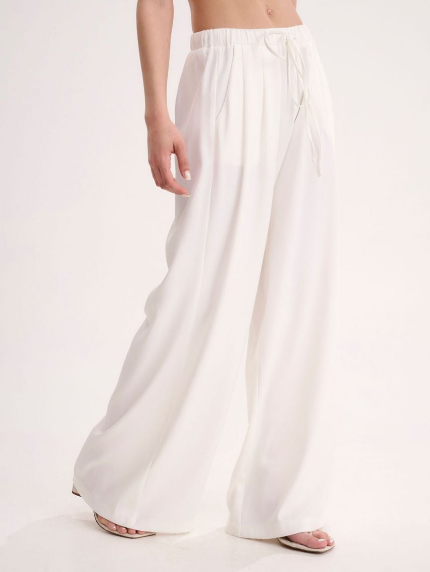 מכנסי אריג ארוכים