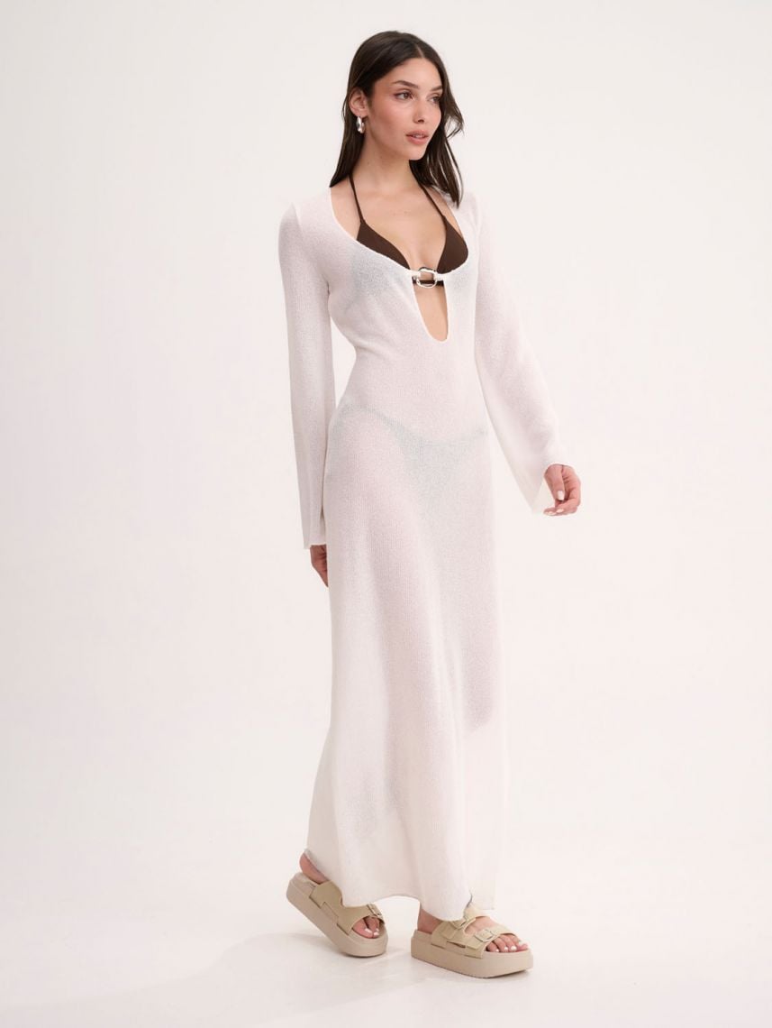 שמלת חוף קאט-אאוט