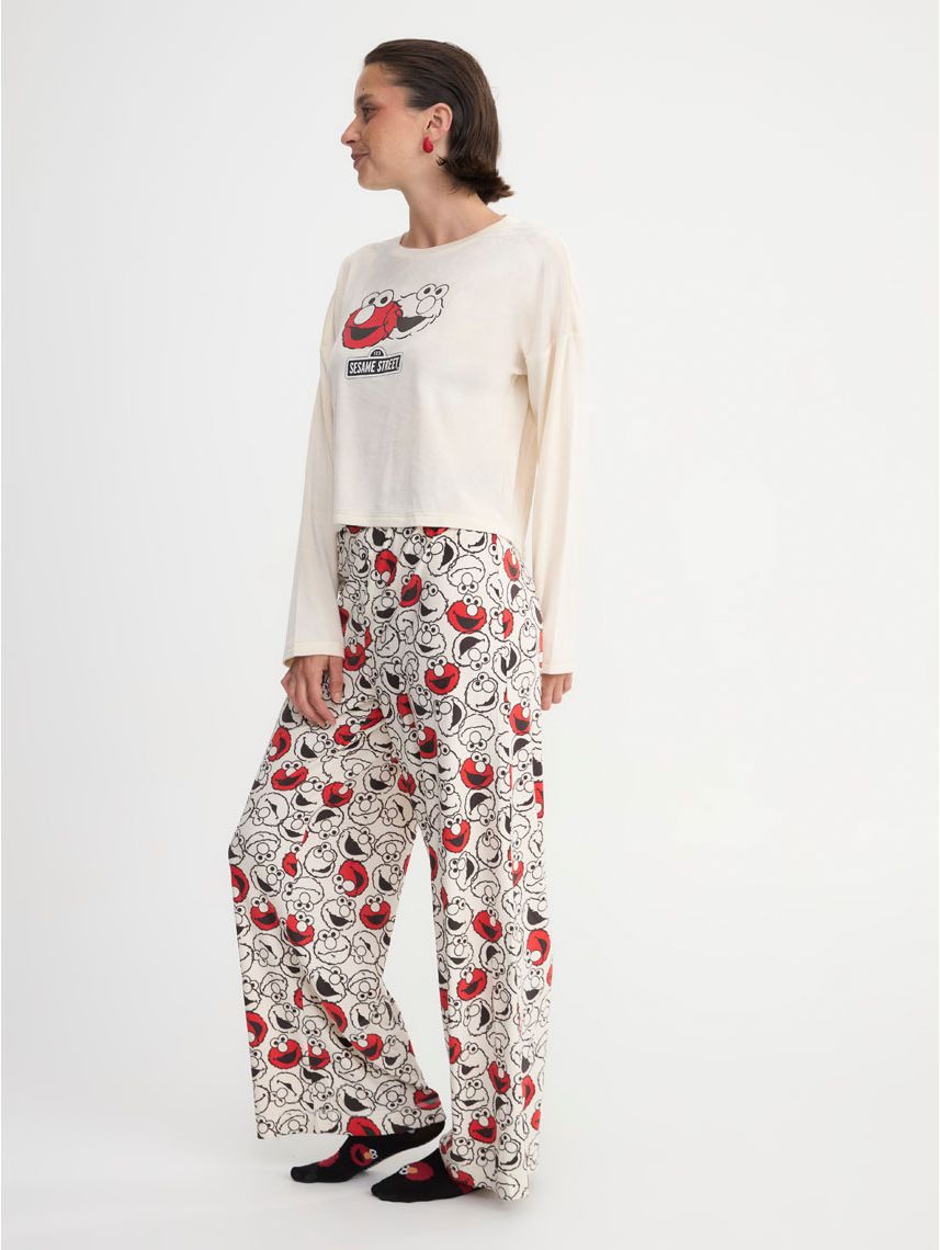 סט פיג’מה ארוכה | Sesame Street