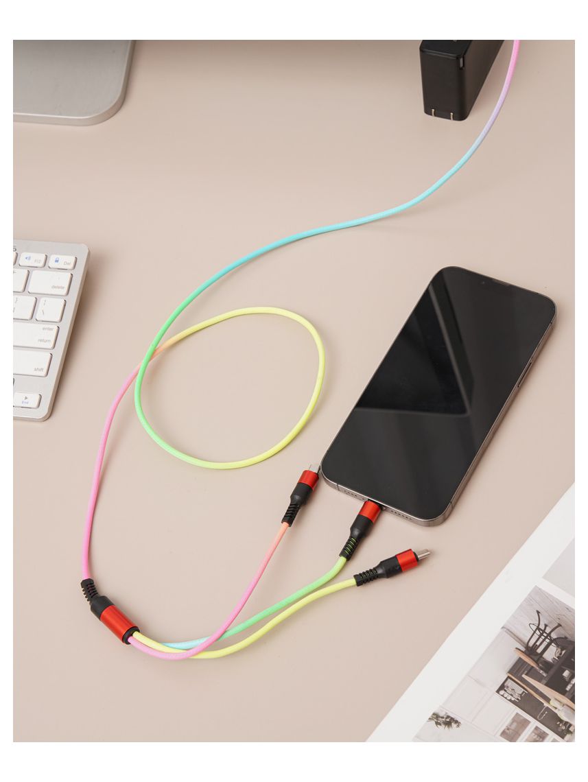 כבל טעינה 3 ב-1