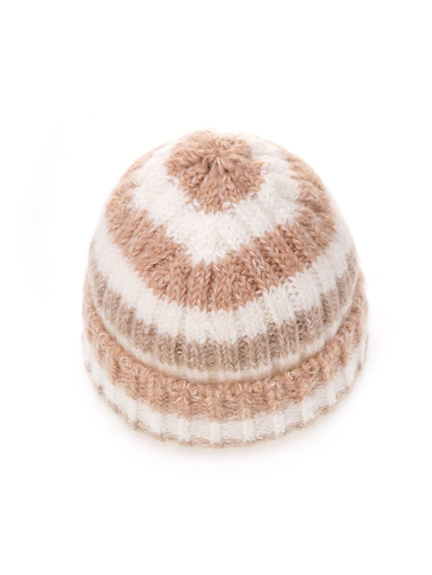 כובע צמר פסים