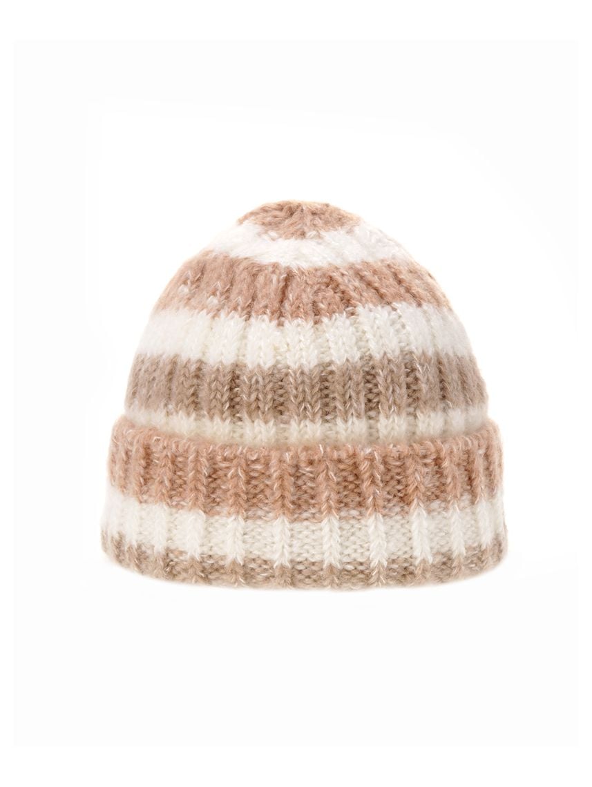 כובע צמר פסים