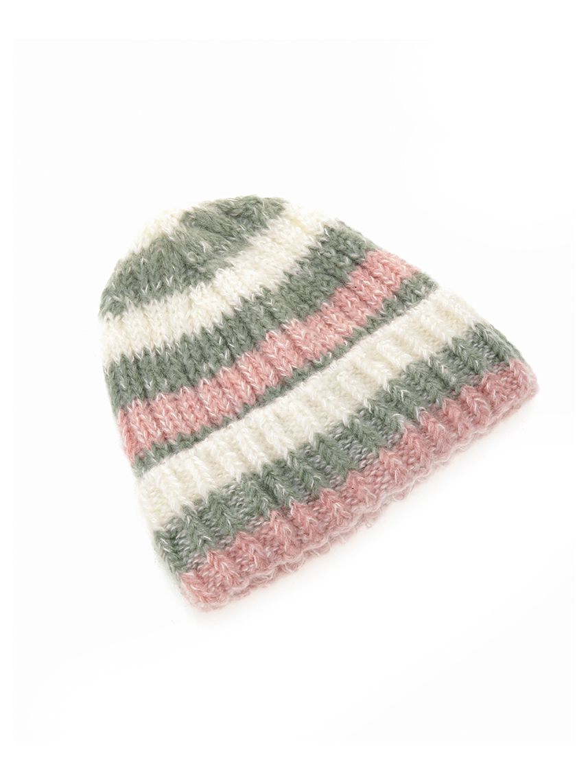 כובע צמר פסים