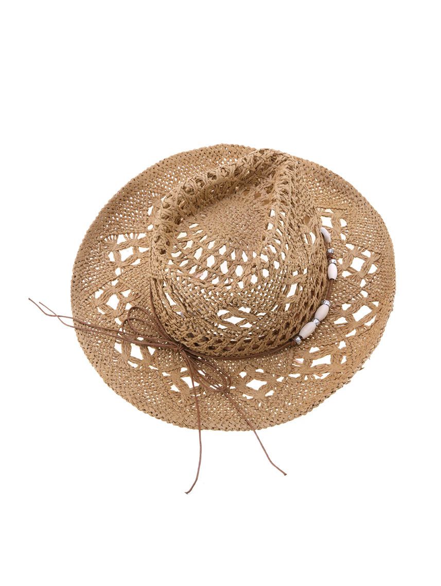 כובע קש מעוצב