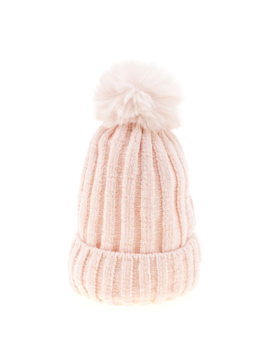 כובע צמר עם פונפון