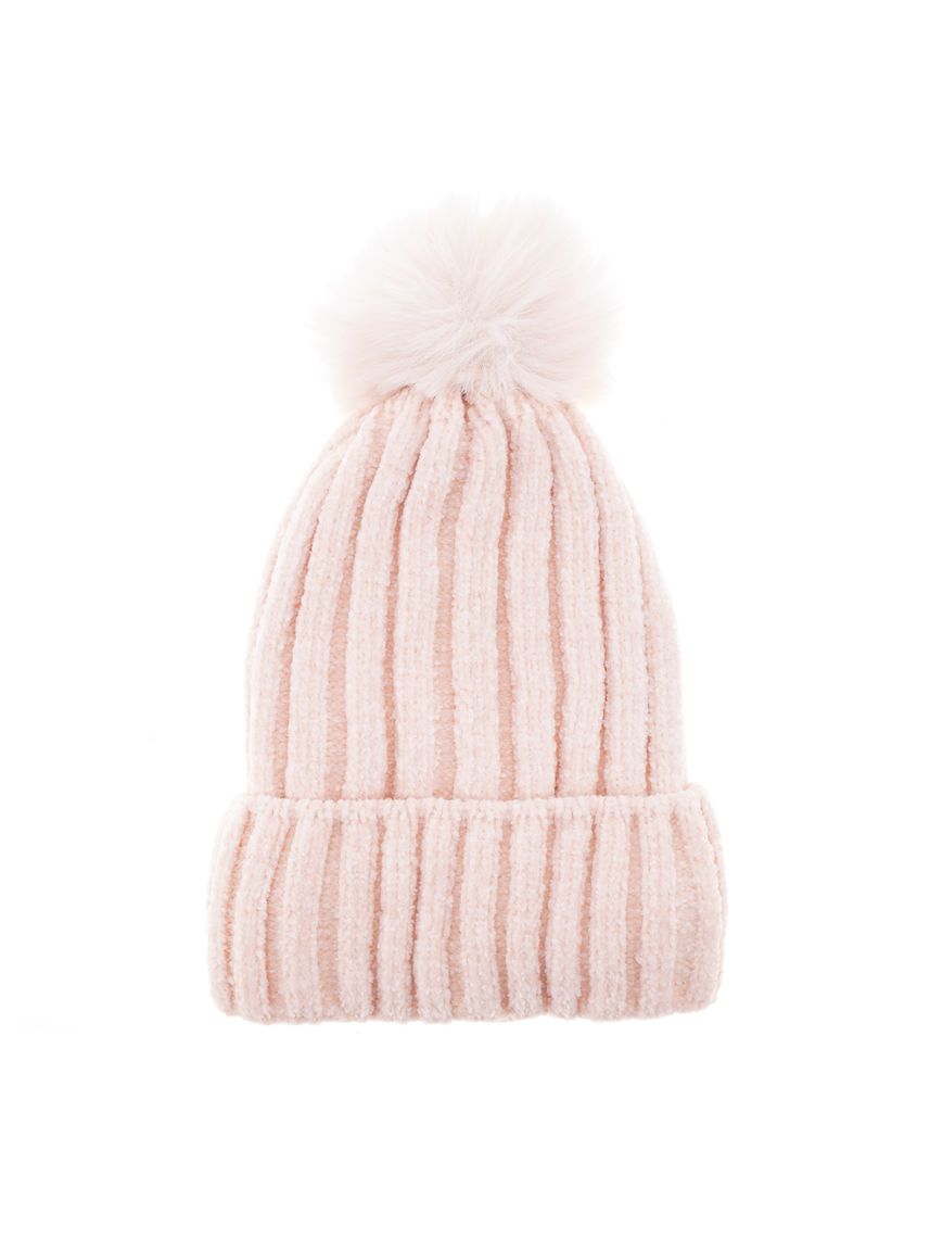 כובע צמר עם פונפון