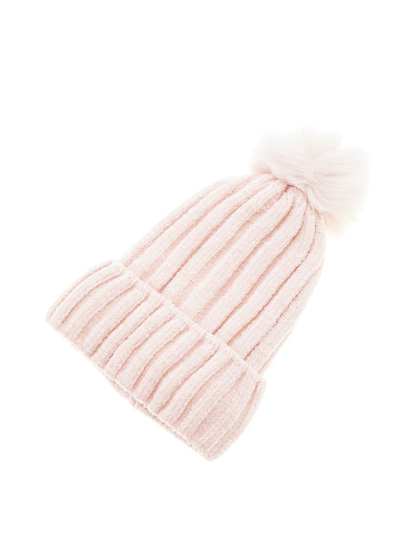 כובע צמר עם פונפון