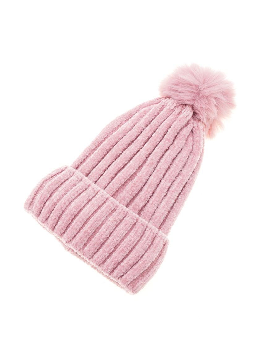 כובע צמר עם פונפון