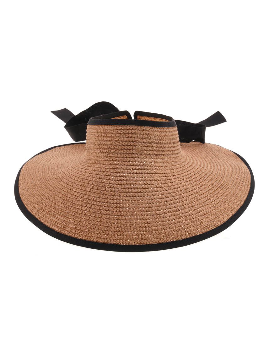 כובע קש פתוח