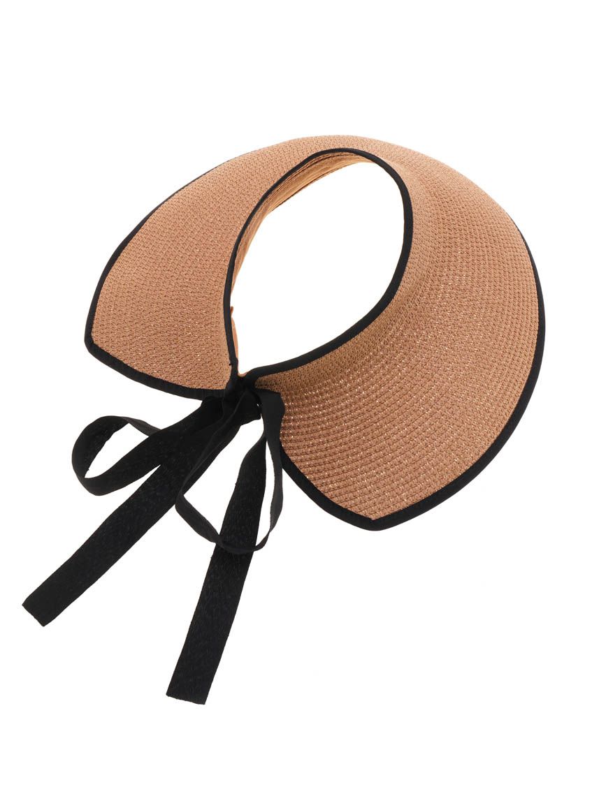 כובע קש פתוח