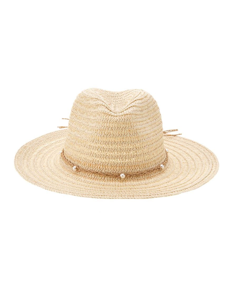 כובע קש רחב שוליים