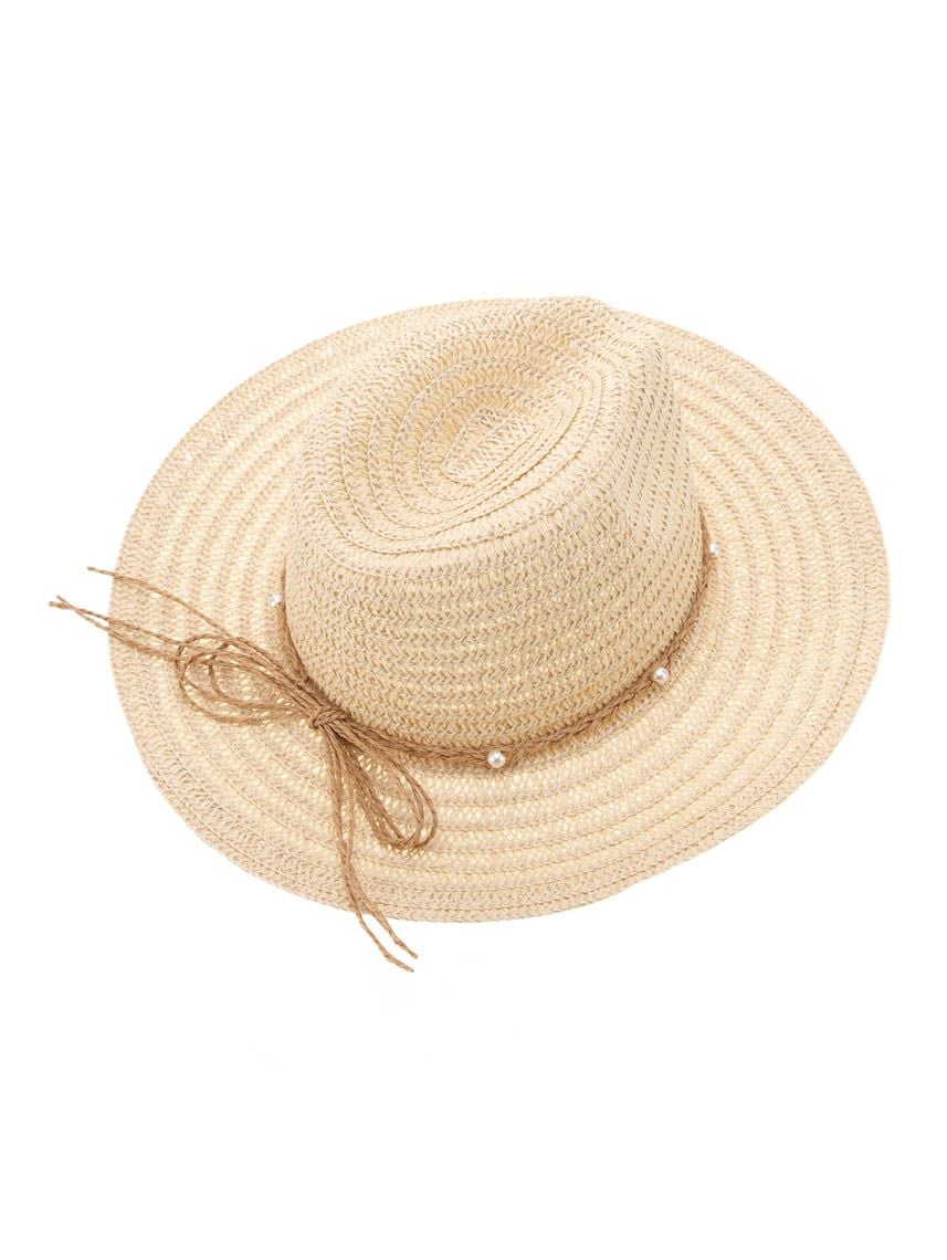 כובע קש רחב שוליים