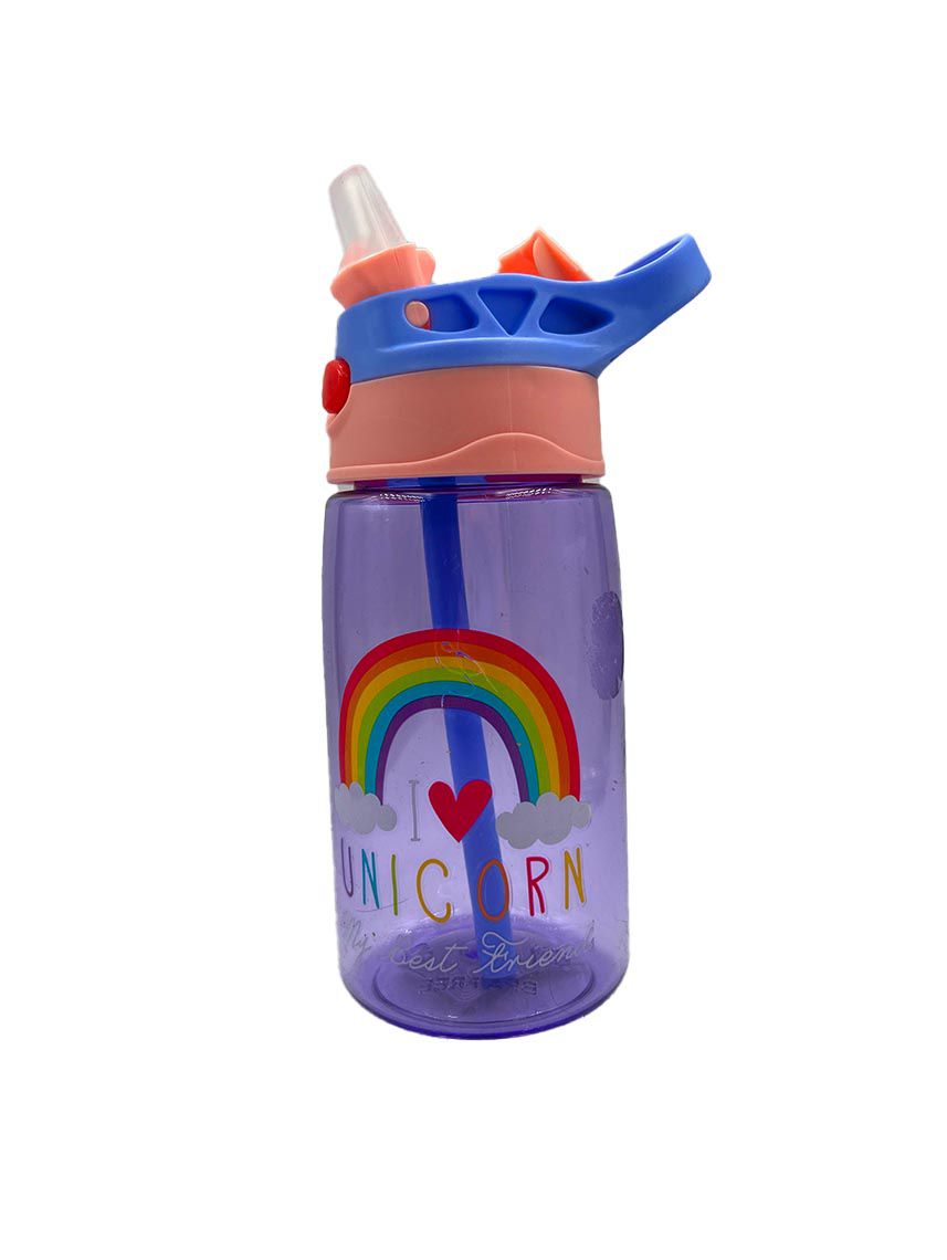 בקבוק שתייה עם קש לילדים