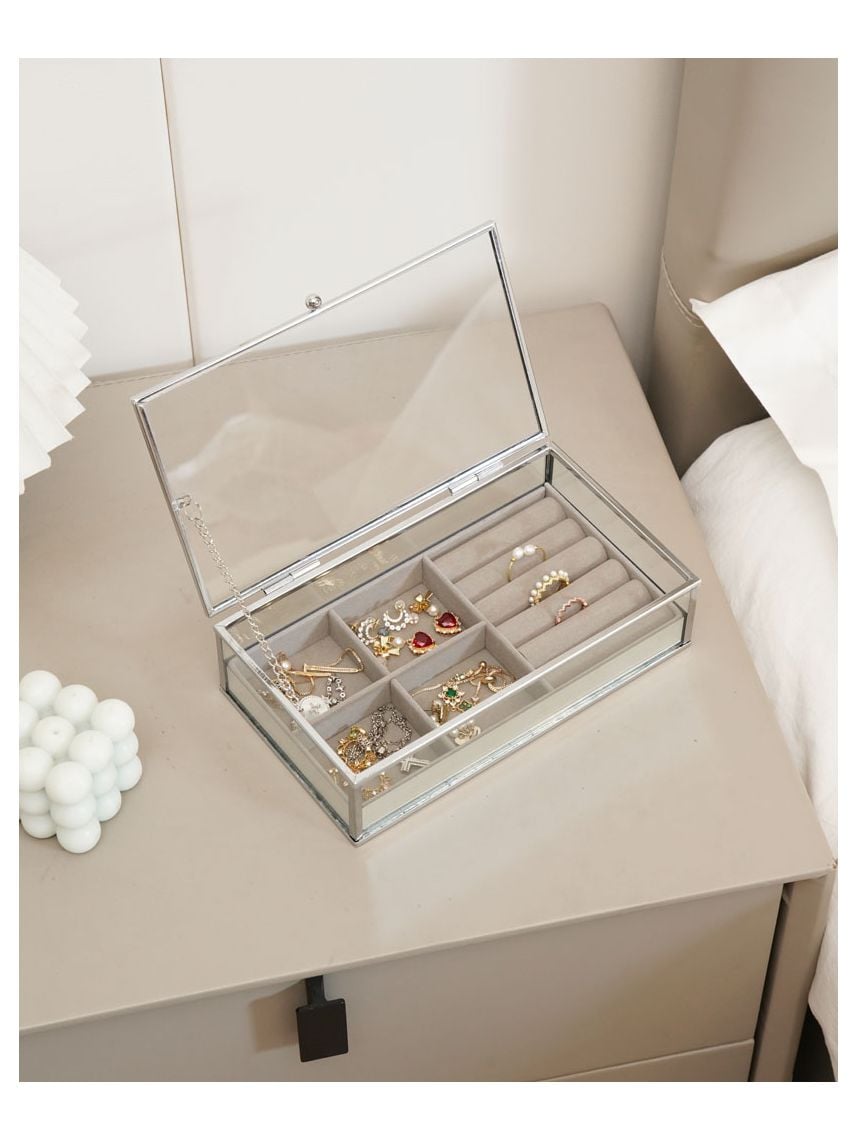 קופסת תכשיטים מזכוכית