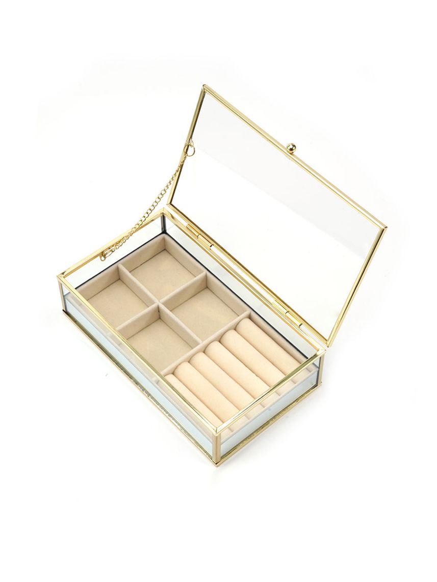 קופסת תכשיטים מזכוכית