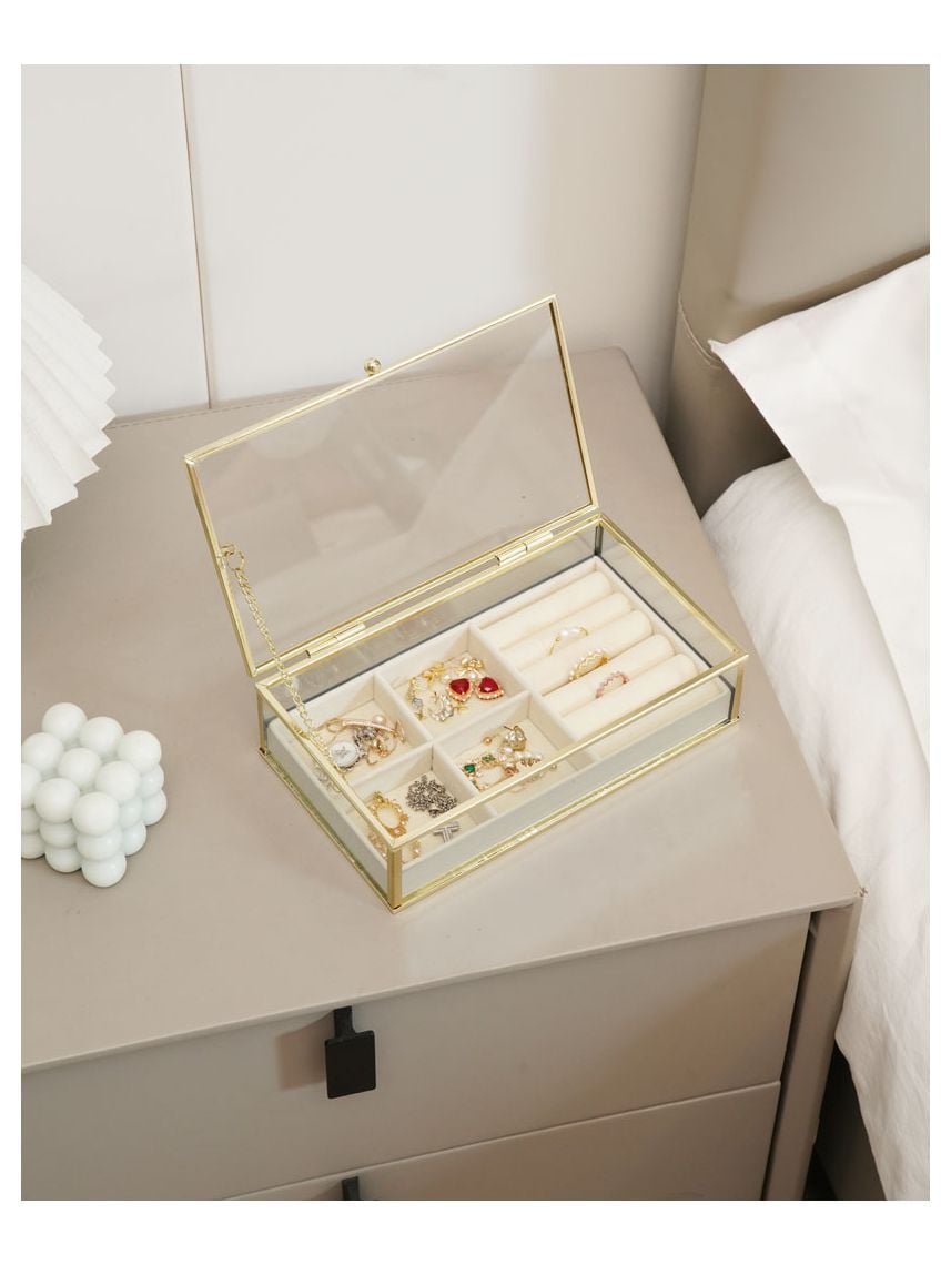 קופסת תכשיטים מזכוכית