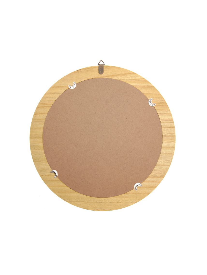 מראת עץ עגולה