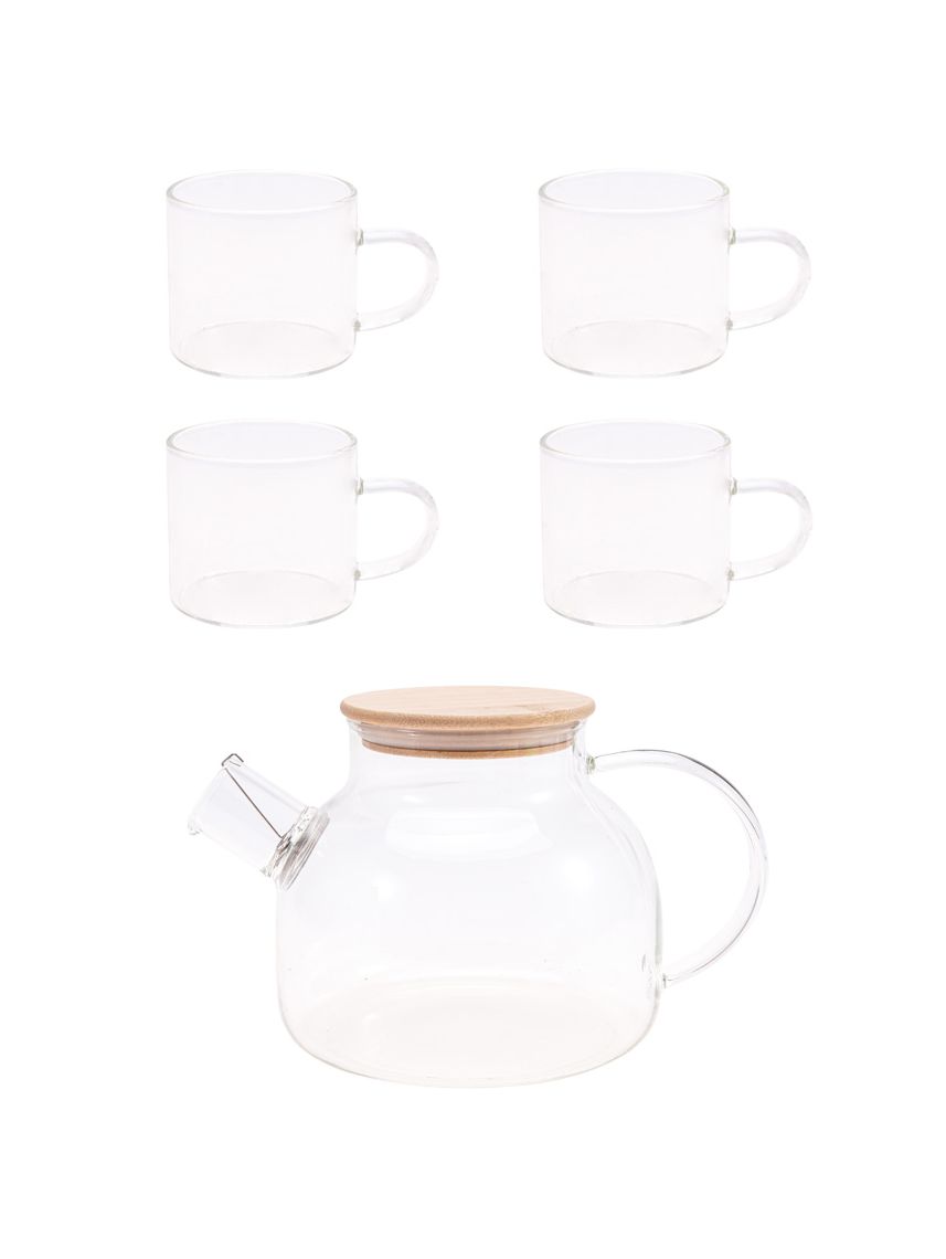 סט קנקן ו4 כוסות