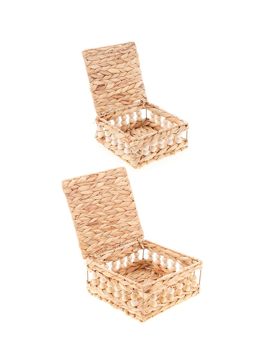 זוג סלסלאות קש