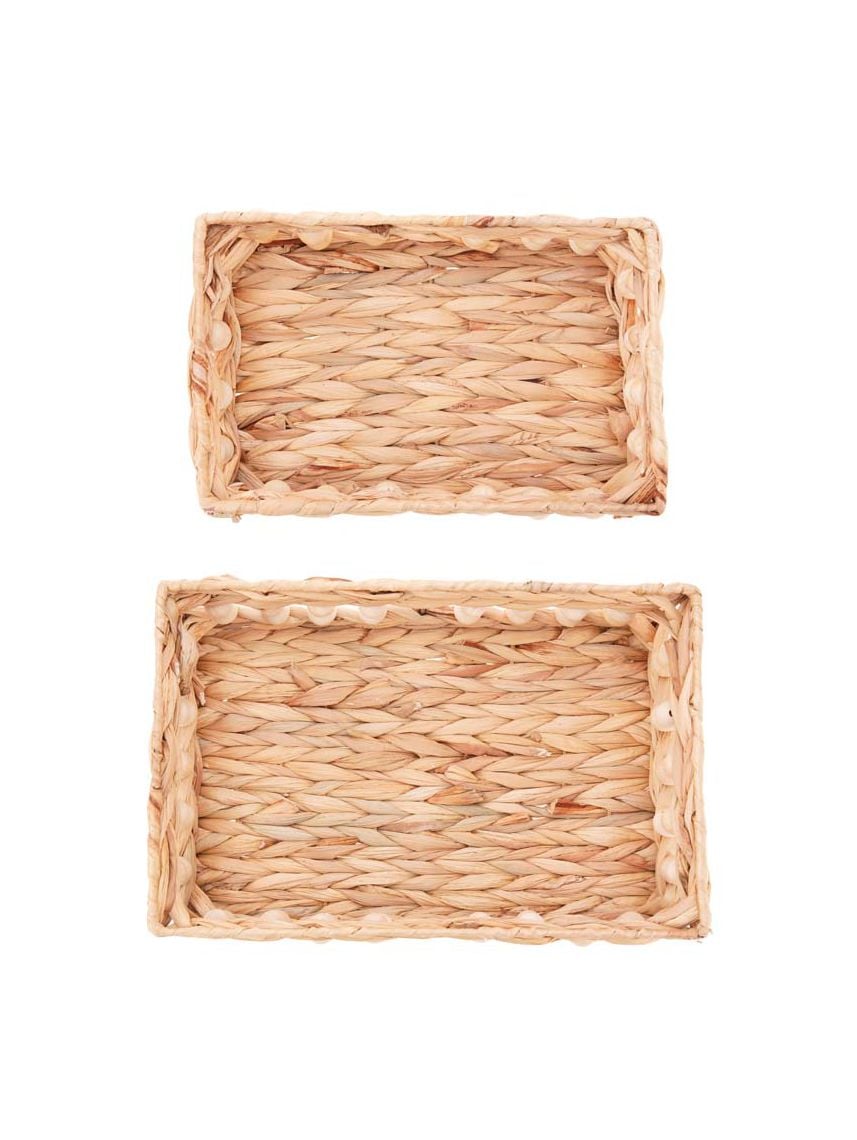 זוג סלסלאות קש