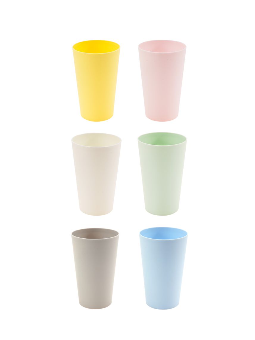 מארז 6 כוסות פלסטיק