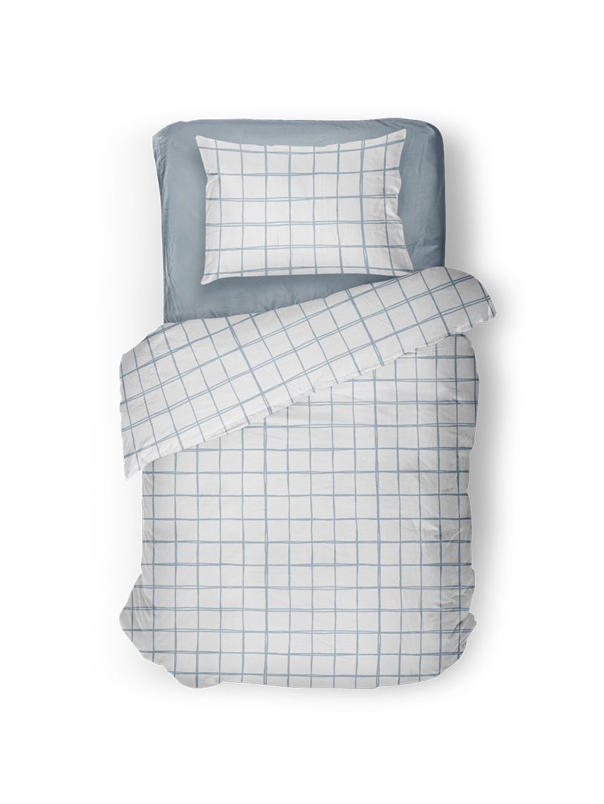 סט מצעים מלא למיטה וחצי 120X200