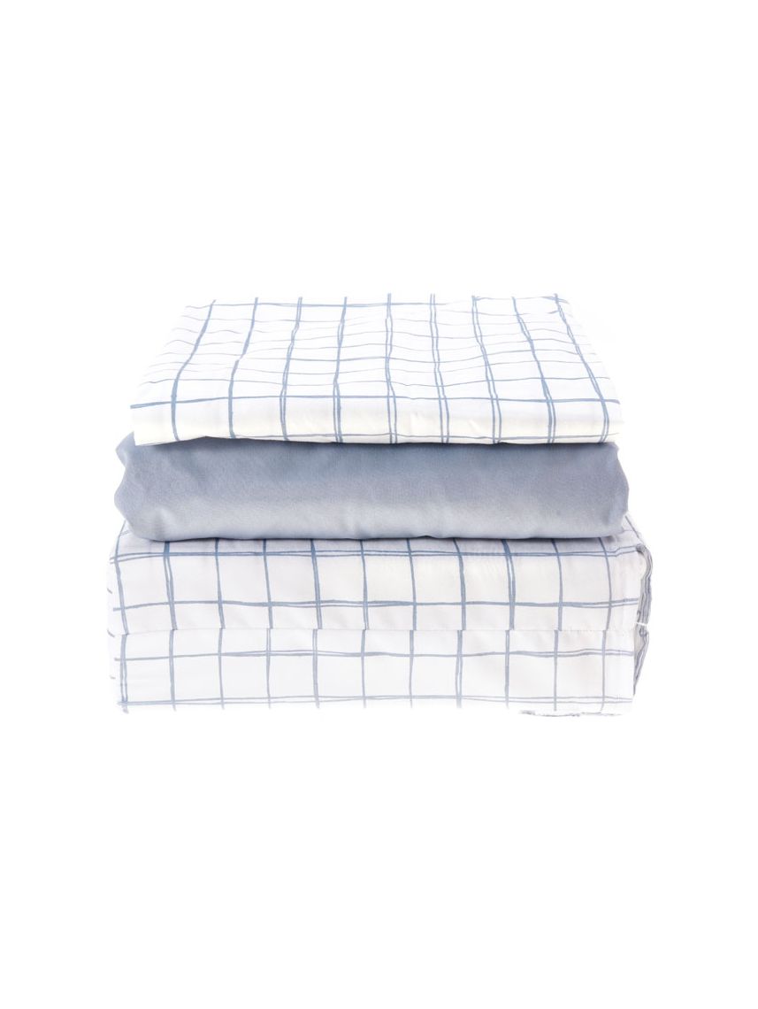 סט מצעים מלא למיטה וחצי 120X200