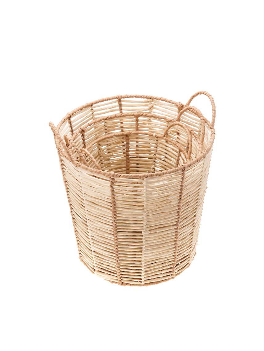 HME017302 סל קש Beige L 39xH38CM