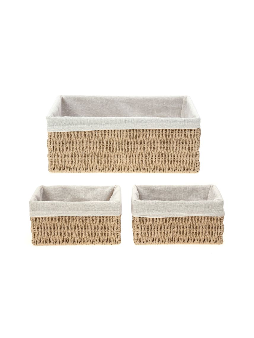 סט סלסלאות קש