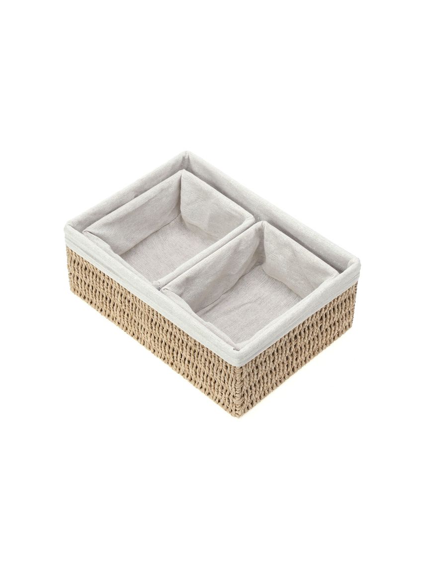 סט סלסלאות קש