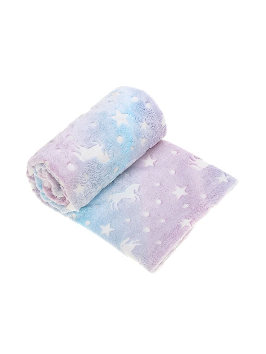 שמיכה פרוותית זוהרת בחושך 152X127