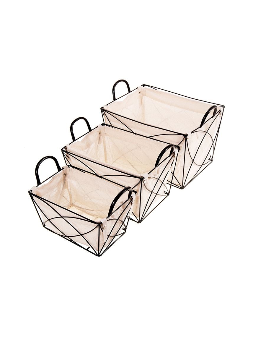 סלסלת ברזל דקורטיבית