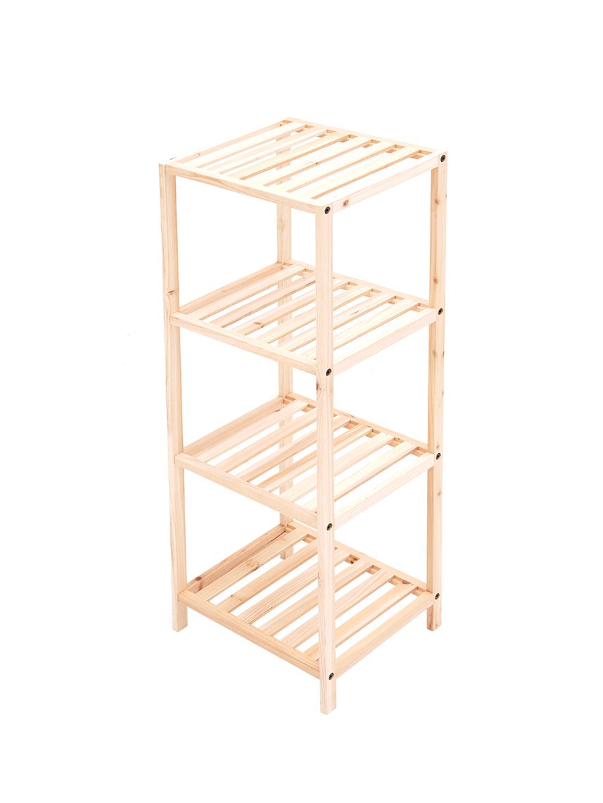 יחידת מדפים מעץ